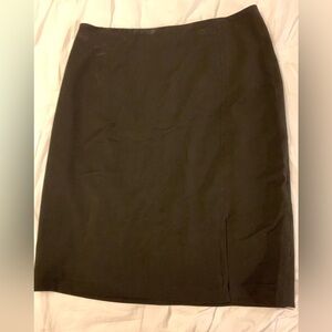 White House Black Market Black Pencil Skirt, Sz 12